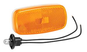 Bargman - Bargman Clearance Light #59 Amber with White Base