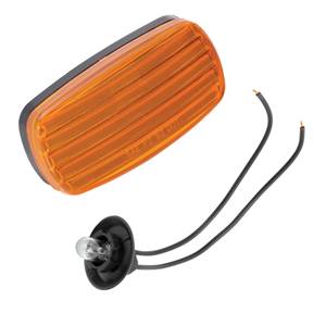 Bargman - Bargman Side Marker Clearance Light Incandescent #58 Amber w/Black Base