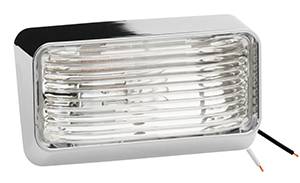 Bargman - Bargman Porch Light #78 Clear w/Chrome Base