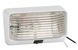 Bargman - Bargman Porch Light #78 Clear with Ash White #5 Base & Switch