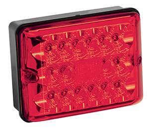 Bargman - Bargman Taillight LED #86 Single Stop, Tail, Turn with Black Base