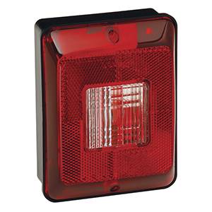 Bargman - Bargman Taillight #86 Single Vertical Backup w/Black Base