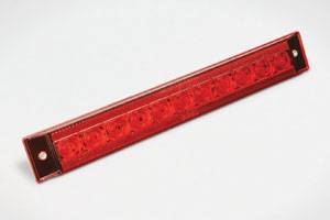 Bargman - Bargman Narrow Rail S,T,T Red w/Reflex