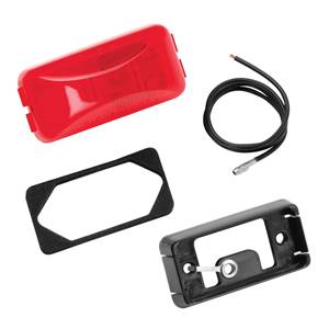 Bargman - Bargman Red 2" LED Rectangular Marker/Clearance Lamp