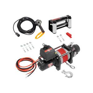 Bulldog - BULLDOG DC Electric Heavy Duty Winch DC6000, 6000 lbs., w/Rope