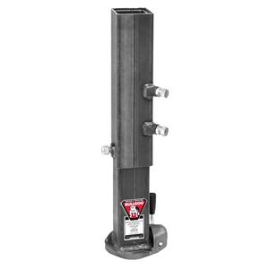 Bulldog - BULLDOG BX1™ 25K Square Gooseneck Coupler, Includes Hex Head Bolt & Nylon Locknut, Dual Set Bolts, 4 Hole Adjustment and Labels