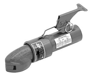 Bulldog - BULLDOG Coupler, Round Tube Mount, 5000 lbs.