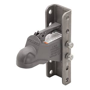 Bulldog - BULLDOG Adjustable Coupler, Cast Head, w/Hardware, 5 Position Channel, 14,000 lbs.
