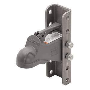 Bulldog - BULLDOG Adjustable Coupler, Cast Head, w/Hardware, 5 Position Channel, 8000 lbs.