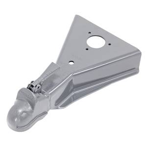 Bulldog - BULLDOG Coupler, A-Frame Wedge-Latch, 15,000 lbs., Round Jack Hole