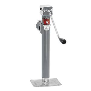Bulldog - BULLDOG Swivel Jack, Sidewind, 15" Travel, Weld-On Tubular Mount, 7,000 lbs. Lift Capacity (Includes Foot Plate)
