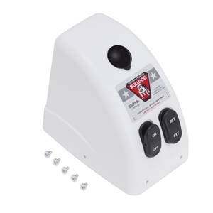 Bulldog - BULLDOG Replacement Part, White Cover w/Mounting Screws for Bulldog Powered Drive Tongue Jack, 3,500 lbs.