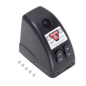 Bulldog - BULLDOG Replacement Part, Black Cover w/Mounting Screws for Bulldog Powered Drive Tongue Jack, 3,500 lbs.