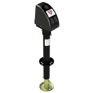 Bulldog - BULLDOG Powered Drive Tongue Jack, A-Frame, 14" Travel, Black Case, Rating 3,500 lbs.