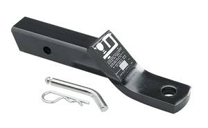 Draw-Tite - Draw-Tite Ball Mount Kit, 7,500 lbs. GTW, 1" Ball Hole, 8-1/2" Length, 3/4" Rise, 2" Drop, Black