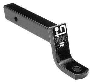 Draw-Tite - Draw-Tite Quick-Loading Ball Mount, 6,000 lbs. GTW, 1" Ball Hole, 11" Length, 2-3/4" Rise, 4" Drop, Black