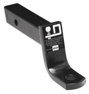 Draw-Tite - Draw-Tite Quick-Loading Ball Mount, 7,500 lbs. GTW, 1" Ball Hole, 9" Length, 2-3/4" Rise, 4" Drop, Black