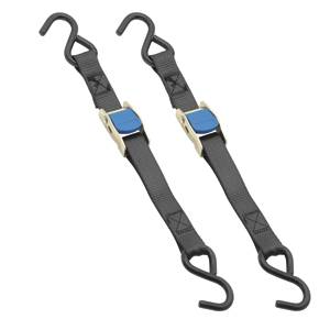 Fulton - Fulton Bow Cambuckle Tie Down, 1" x 36", 400 lbs. Load Capacity & 1,200 lbs. Break Strength, Zinc (2 pack)