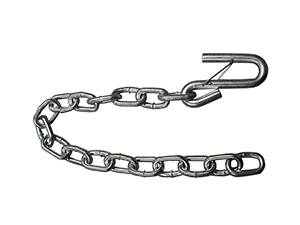 Fulton - Fulton Safety Chain, Grade 43, 1/4" x 24" w/ 7/16" Wire Safety Latch