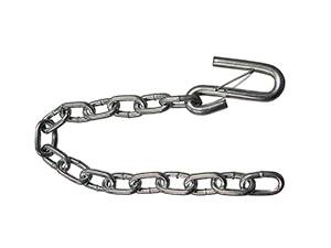 Fulton - Fulton Safety Chain, Grade 30, 1/4" x 24" w/ 7/16" Wire Safety Latch