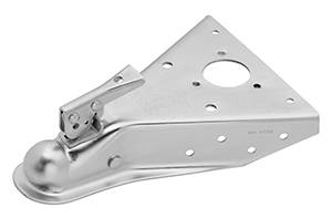 Fulton - Fulton Coupler, 5000 lbs., Class III, Zinc, 2" Ball, SPL Holes