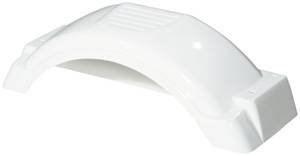 Fulton - Fulton Plastic Fender, 8"-12" Tire Size, White