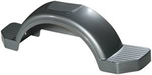 Fulton - Fulton Plastic Fender, 13" Tire Size, Silver