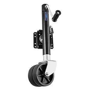 Fulton - Fulton Jack, 1,500 lbs., Swing-Away, Bolt-On, Steel Construction, 12" Travel, 6" Dual Wheel