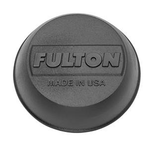 Fulton - Fulton Replacement Part, Cap, Dome - 2" Jack Tube w/1 Tab, 1 Zerk