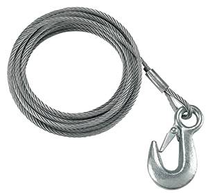 Fulton - Fulton 3/16" x 25' Cable w/Hook