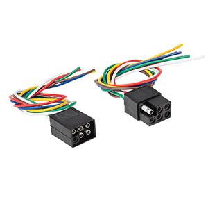 Hidden Hitch - Hidden Hitch 6 Pole Square Connector Kit, Male and Female Ends for Tent Trailers