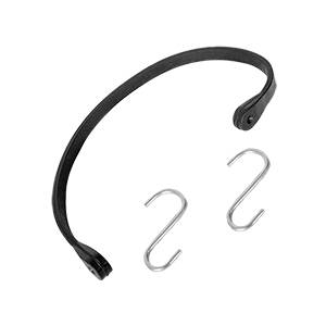 Highland - Highland Tarp Strap Assortment - 6 pc. - (2) 15", (2) 21", (2) 31"