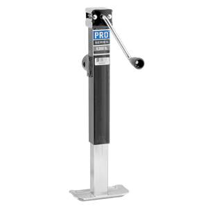 Pro Series - Pro Series Pro Series™ Weld-On Square Tube, 8,000 lbs., Sidewind, Tubular Swivel Mount w/Footplate, 10" Travel