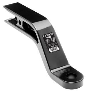 Reese - Reese Ball Mount, 2-1/2" Sq. Solid Shank, 18,000 lbs. GTW/2000 lbs. TW, 1-1/4" Ball Hole, 10" Length, 3-1/2" Rise, 5" Drop, Black