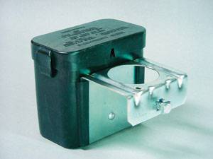 Tekonsha - Tekonsha Post Mount Battery Box (Plastic) with Partition for Shur-Set III™ (Includes Mounting Bracket)