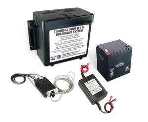 Tekonsha - Tekonsha Shur-Set III® All Polymer Lockable Breakaway System (with Charger) (Includes #2010 Nylon Breakaway Switch)