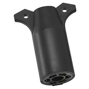 Tow Ready - Tow Ready 7-Way Flat Pin to 6-Way Round Adapter w/Electric Brakes to Center (A) Pin of 6-Way (50 pack)