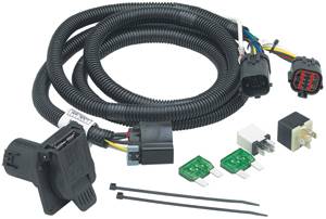 Tow Ready - Tow Ready 4-Flat (OEM) to 7 Way Connector Assembly 7 ft.