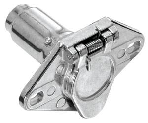 Tow Ready - Tow Ready 6-Way Round Pin Connector, Car End, Metal (50 pack)