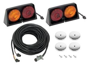 Wesbar - Wesbar Ag Deluxe Transport Kit w/ Brake Light Function, 6-Pin