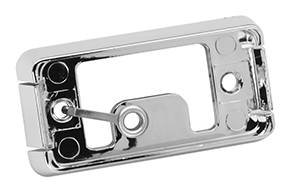 Wesbar - Wesbar Replacement Part, Clearance Light Base, Chrome 2" Snap-Lock, Open-Back