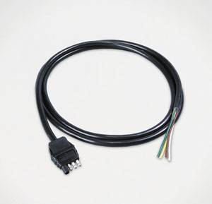 Wesbar - Wesbar 4-Flat Trailer End Connector, 10' Jacketed Cable