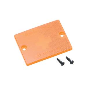 Wesbar - Wesbar Replacement Part, Lens, Amber, Side Marker/Clearance Light w/Screw