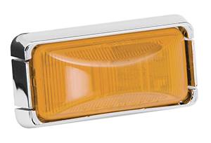Wesbar - Wesbar Clearance Lens #37 Amber w/Chrome Base and Wire