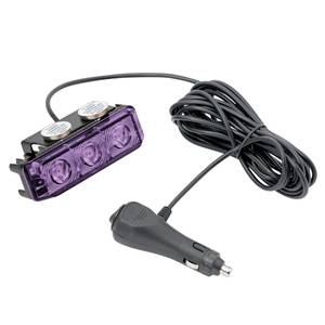 Wesbar - Wesbar LED Strobe Light w/13' Coiled Cord & Magnetic Base - Purple