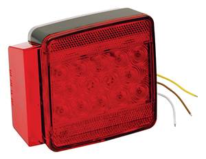 Wesbar - Wesbar LED Submersible Under 80" Combination Taillights, 7-Function, Left/Roadside