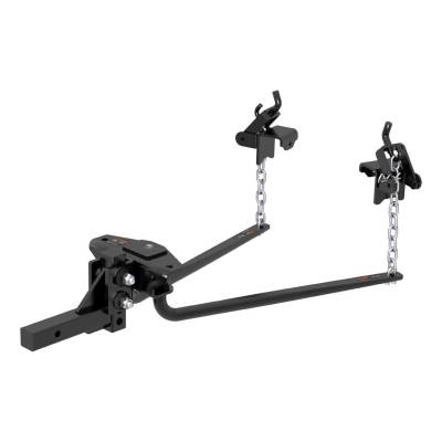 CURT - CURT Mfg 17000  Round Bar Weight Distribution Hitch - 600 LB Tongue Weight Round Spring Bars