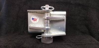 SWING-AWAY - SWING-AWAY SA34BS FOR 3 in. X 4 in. TRAILER TOUNGE  - BOLT-ON SWINGING TRAILER TONGUE HINGE KIT - SILVER E-COAT FINISH - RATING 8500 LBS - MADE IN THE USA