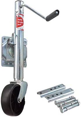 DUTTON-LAINSON - DUTTON-LAINSON Swivel Jack, 1200 lbs., Bolt-On, 6" Wheel