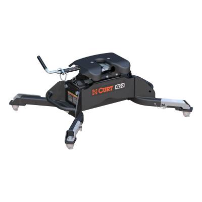 CURT - CURT Q20 5th Wheel Hitch, Select Ram 2500, 3500, 8' Bed Puck System